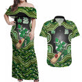 Melbourne Stars NAIDOC Week 2026 Couples Matching Off Shoulder Maxi Dress and Hawaiian Shirt Aboriginal Indigenous - 50 Years of Deadly