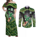 Melbourne Stars NAIDOC Week 2026 Couples Matching Off Shoulder Maxi Dress and Long Sleeve Button Shirt Aboriginal Indigenous - 50 Years of Deadly