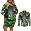 Melbourne Stars NAIDOC Week 2026 Couples Matching Off Shoulder Short Dress and Long Sleeve Button Shirt Aboriginal Indigenous - 50 Years of Deadly