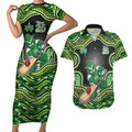 Melbourne Stars NAIDOC Week 2026 Couples Matching Short Sleeve Bodycon Dress and Hawaiian Shirt Aboriginal Indigenous - 50 Years of Deadly