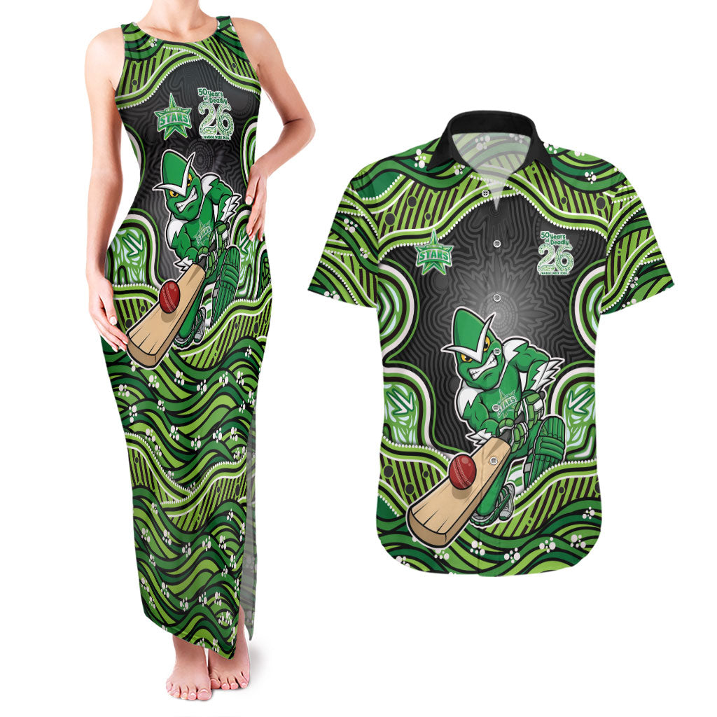 Melbourne Stars NAIDOC Week 2026 Couples Matching Tank Maxi Dress and Hawaiian Shirt Aboriginal Indigenous - 50 Years of Deadly