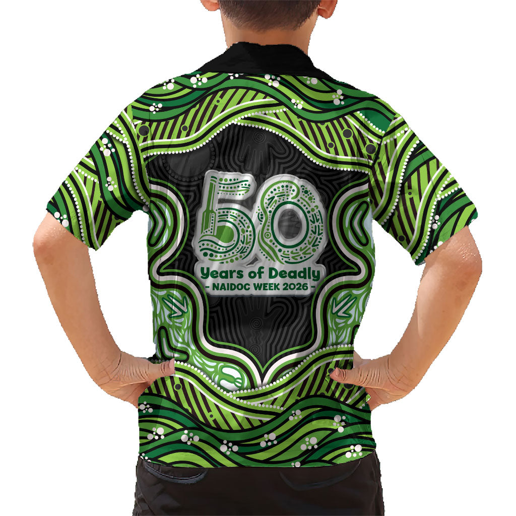 Melbourne Stars NAIDOC Week 2026 Family Matching Long Sleeve Bodycon Dress and Hawaiian Shirt Aboriginal Indigenous - 50 Years of Deadly