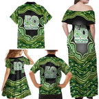 Melbourne Stars NAIDOC Week 2026 Family Matching Off Shoulder Maxi Dress and Hawaiian Shirt Aboriginal Indigenous - 50 Years of Deadly