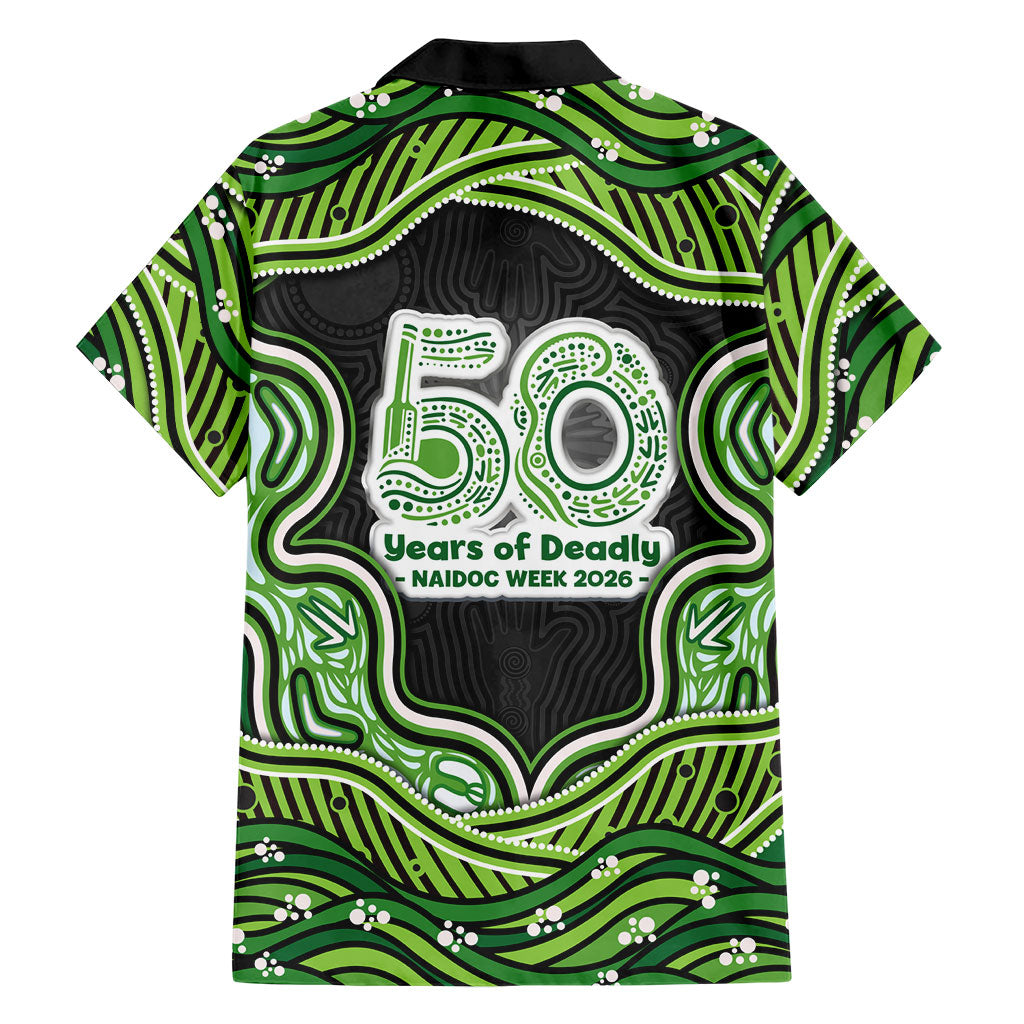 Melbourne Stars NAIDOC Week 2026 Family Matching Off Shoulder Short Dress and Hawaiian Shirt Aboriginal Indigenous - 50 Years of Deadly