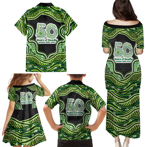Melbourne Stars NAIDOC Week 2026 Family Matching Puletasi and Hawaiian Shirt Aboriginal Indigenous - 50 Years of Deadly