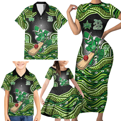 Melbourne Stars NAIDOC Week 2026 Family Matching Short Sleeve Bodycon Dress and Hawaiian Shirt Aboriginal Indigenous - 50 Years of Deadly