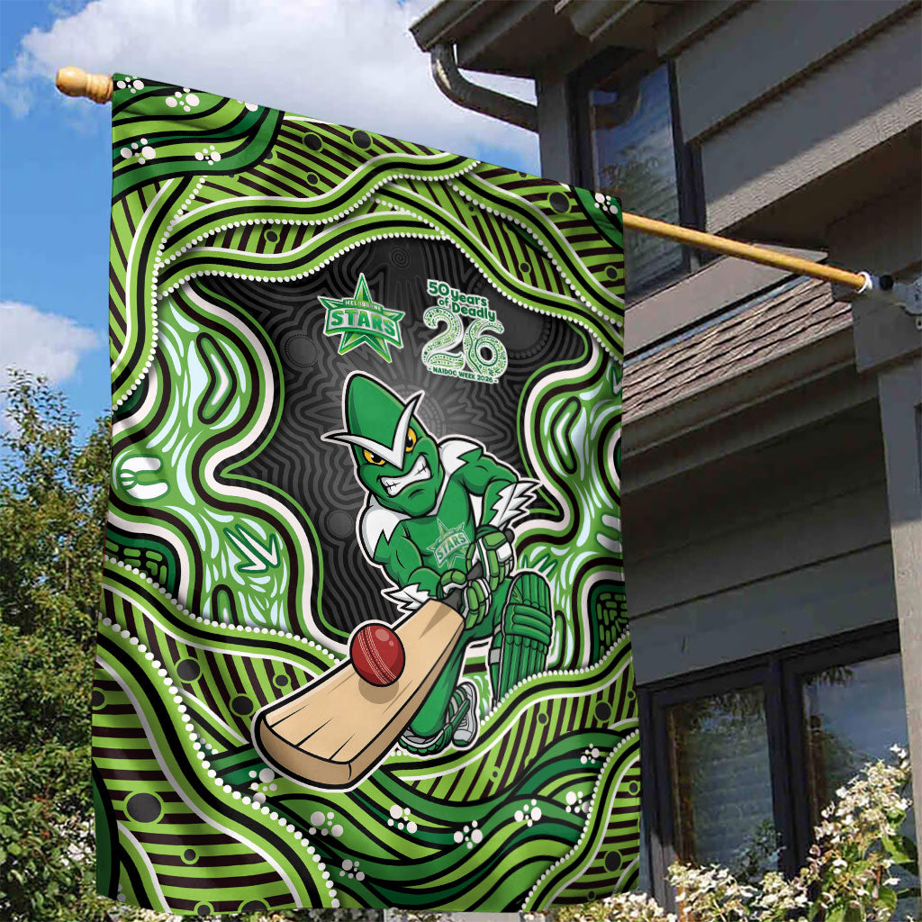 Melbourne Stars NAIDOC Week 2026 Garden Flag Aboriginal Indigenous - 50 Years of Deadly