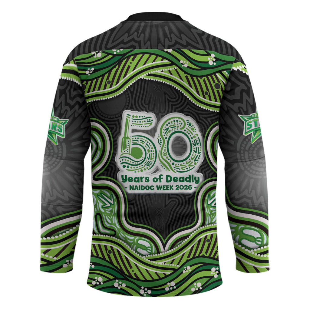 Melbourne Stars NAIDOC Week 2026 Hockey Jersey Aboriginal Indigenous - 50 Years of Deadly
