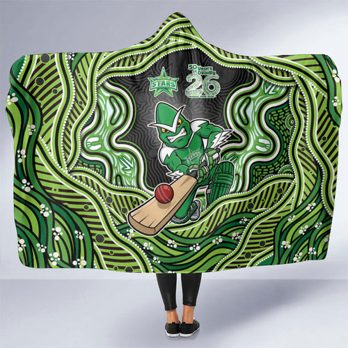Melbourne Stars NAIDOC Week 2026 Hooded Blanket Aboriginal Indigenous - 50 Years of Deadly