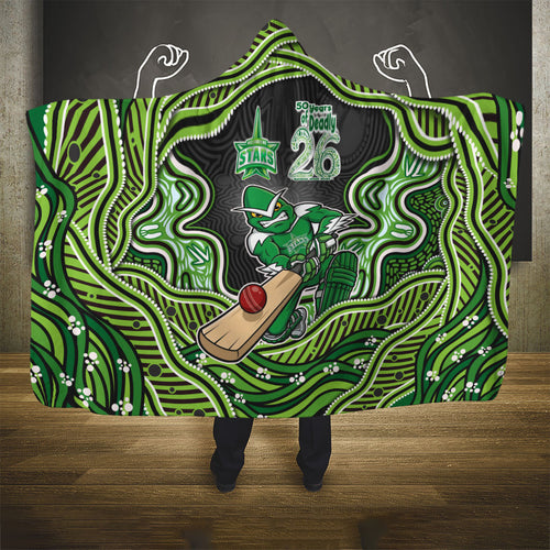 Melbourne Stars NAIDOC Week 2026 Hooded Blanket Aboriginal Indigenous - 50 Years of Deadly