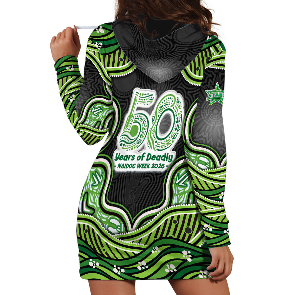 Melbourne Stars NAIDOC Week 2026 Hoodie Dress Aboriginal Indigenous - 50 Years of Deadly