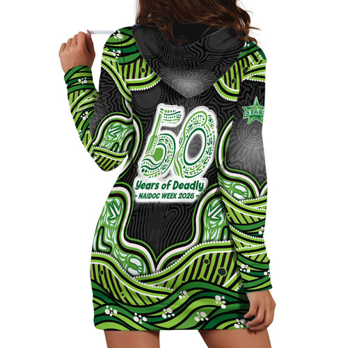 Melbourne Stars NAIDOC Week 2026 Hoodie Dress Aboriginal Indigenous - 50 Years of Deadly