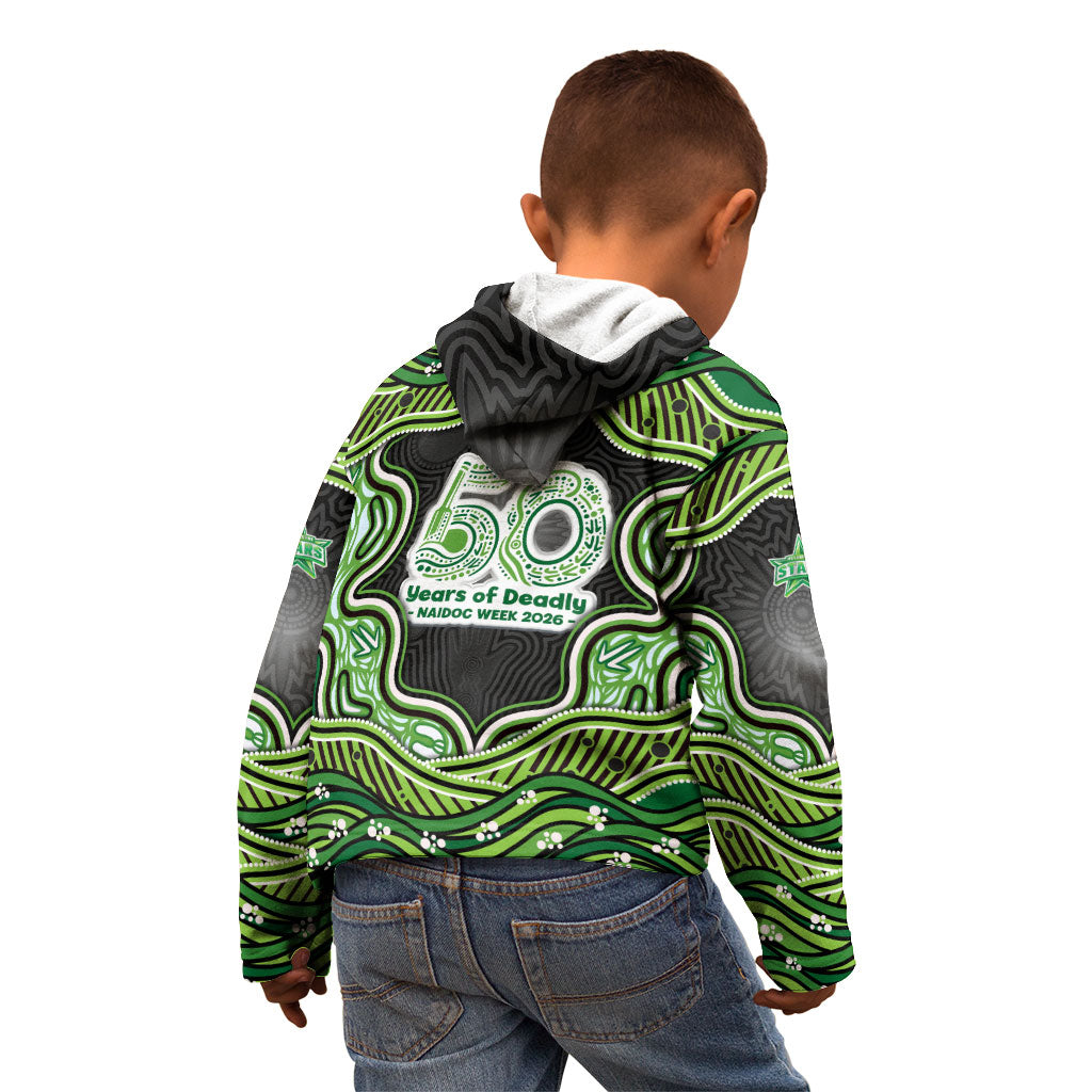 Melbourne Stars NAIDOC Week 2026 Kid Hoodie Aboriginal Indigenous - 50 Years of Deadly