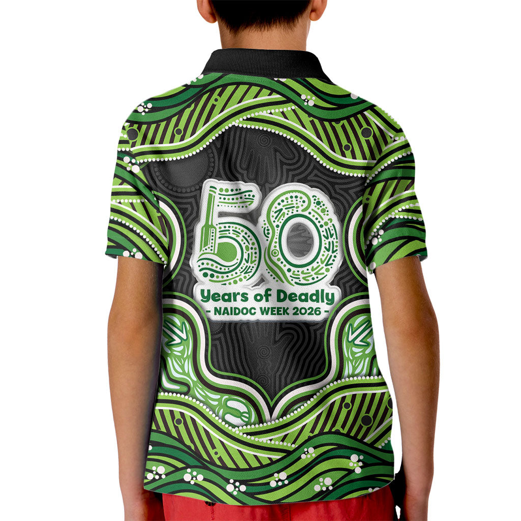 Melbourne Stars NAIDOC Week 2026 Kid Polo Shirt Aboriginal Indigenous - 50 Years of Deadly