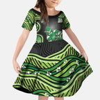 Melbourne Stars NAIDOC Week 2026 Kid Short Sleeve Dress Aboriginal Indigenous - 50 Years of Deadly