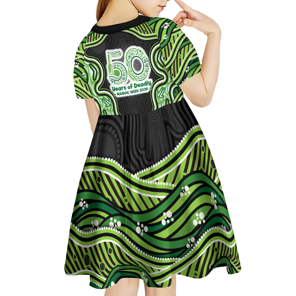 Melbourne Stars NAIDOC Week 2026 Kid Short Sleeve Dress Aboriginal Indigenous - 50 Years of Deadly