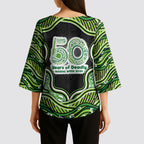 Melbourne Stars NAIDOC Week 2026 Kimono Sleeve Blouse Aboriginal Indigenous - 50 Years of Deadly