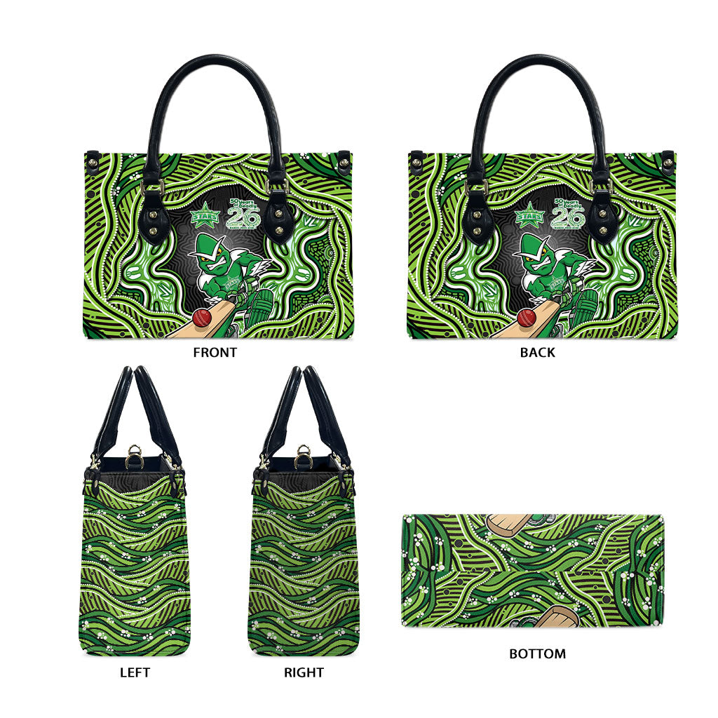 Melbourne Stars NAIDOC Week 2026 Leather Bag Aboriginal Indigenous - 50 Years of Deadly