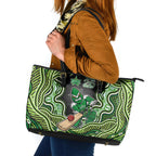 Melbourne Stars NAIDOC Week 2026 Leather Tote Bag Aboriginal Indigenous - 50 Years of Deadly