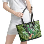 Melbourne Stars NAIDOC Week 2026 Leather Tote Bag Aboriginal Indigenous - 50 Years of Deadly