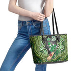 Melbourne Stars NAIDOC Week 2026 Leather Tote Bag Aboriginal Indigenous - 50 Years of Deadly