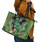 Melbourne Stars NAIDOC Week 2026 Leather Tote Bag Aboriginal Indigenous - 50 Years of Deadly