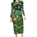 Melbourne Stars NAIDOC Week 2026 Long Sleeve Bodycon Dress Aboriginal Indigenous - 50 Years of Deadly