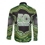 Melbourne Stars NAIDOC Week 2026 Long Sleeve Button Shirt Aboriginal Indigenous - 50 Years of Deadly