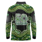 Melbourne Stars NAIDOC Week 2026 Long Sleeve Polo Shirt Aboriginal Indigenous - 50 Years of Deadly