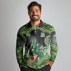 Melbourne Stars NAIDOC Week 2026 Long Sleeve Polo Shirt Aboriginal Indigenous - 50 Years of Deadly