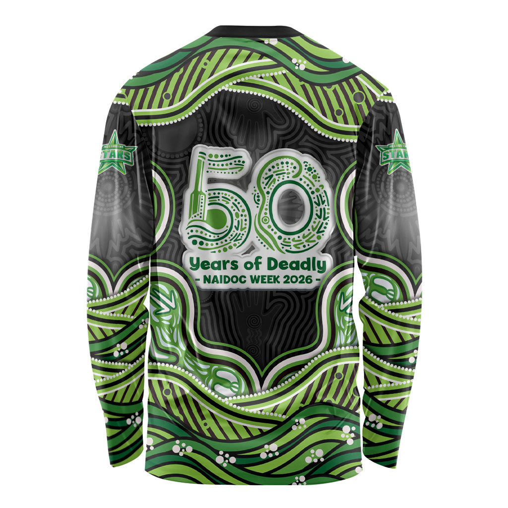 Melbourne Stars NAIDOC Week 2026 Long Sleeve Shirt Aboriginal Indigenous - 50 Years of Deadly