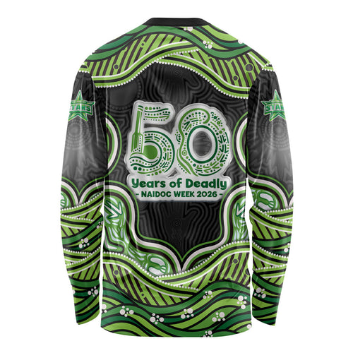 Melbourne Stars NAIDOC Week 2026 Long Sleeve Shirt Aboriginal Indigenous - 50 Years of Deadly