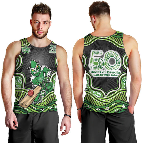 Melbourne Stars NAIDOC Week 2026 Men Tank Top Aboriginal Indigenous - 50 Years of Deadly