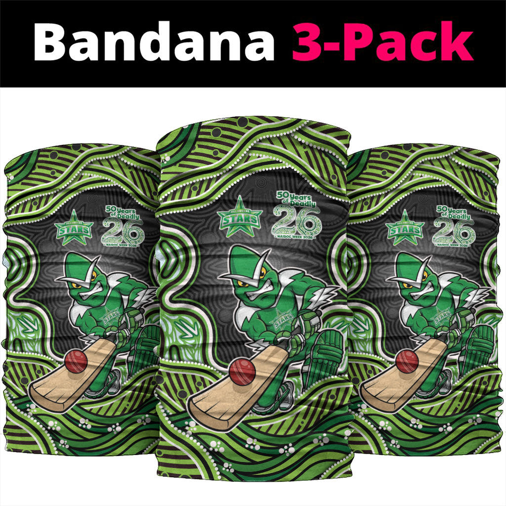 Melbourne Stars NAIDOC Week 2026 Neck Gaiter Aboriginal Indigenous - 50 Years of Deadly