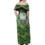 Melbourne Stars NAIDOC Week 2026 Off Shoulder Maxi Dress Aboriginal Indigenous - 50 Years of Deadly