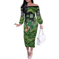 Melbourne Stars NAIDOC Week 2026 Off The Shoulder Long Sleeve Dress Aboriginal Indigenous - 50 Years of Deadly