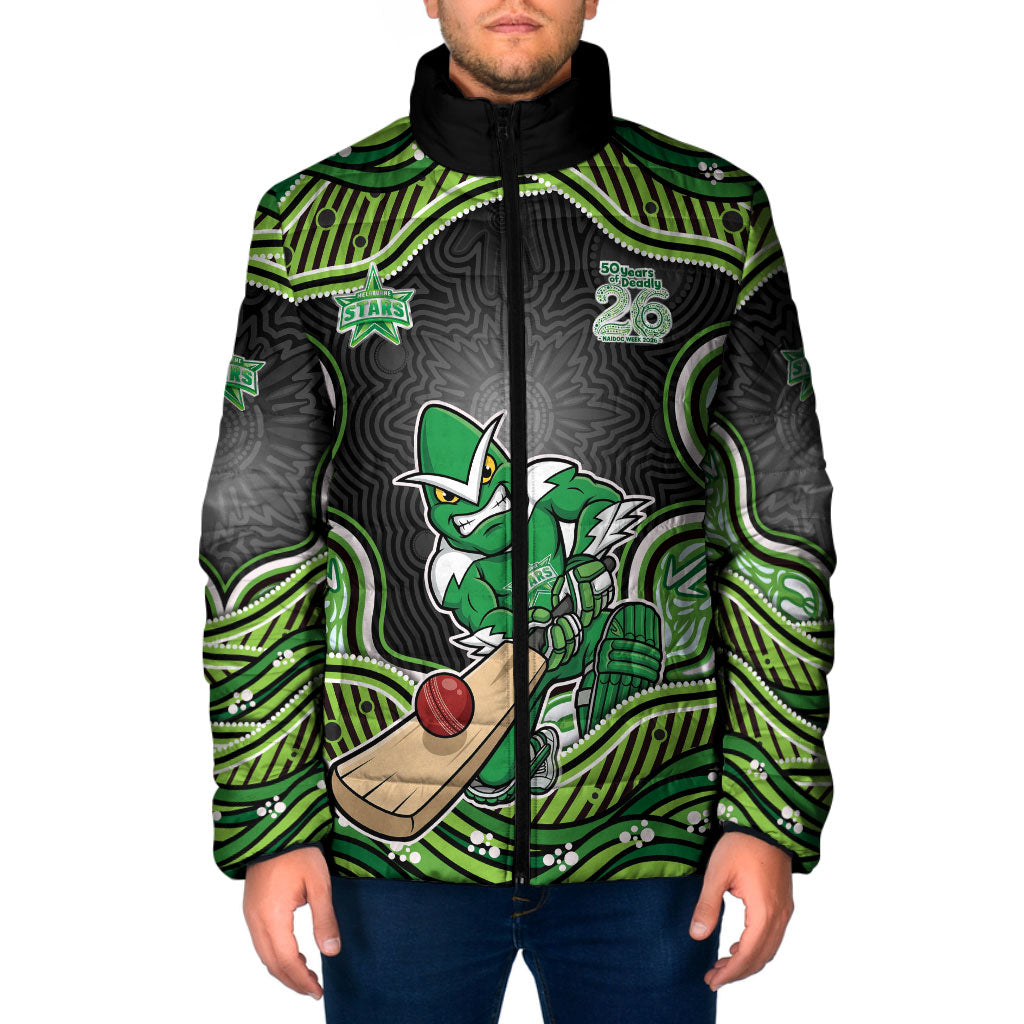 Melbourne Stars NAIDOC Week 2026 Padded Jacket Aboriginal Indigenous - 50 Years of Deadly