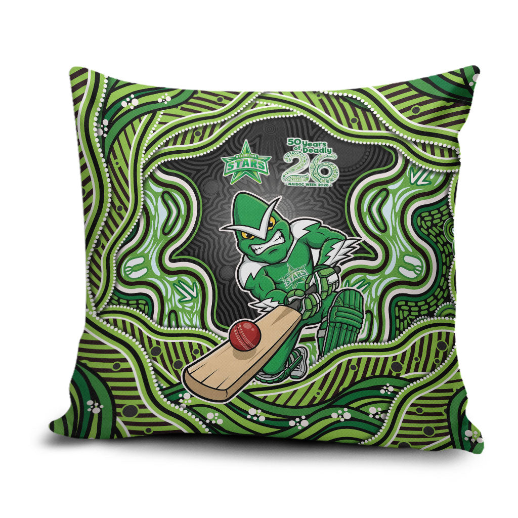 Melbourne Stars NAIDOC Week 2026 Pillow Cover Aboriginal Indigenous - 50 Years of Deadly