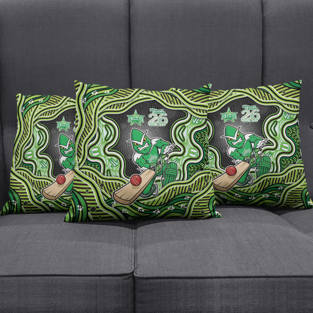 Melbourne Stars NAIDOC Week 2026 Pillow Cover Aboriginal Indigenous - 50 Years of Deadly