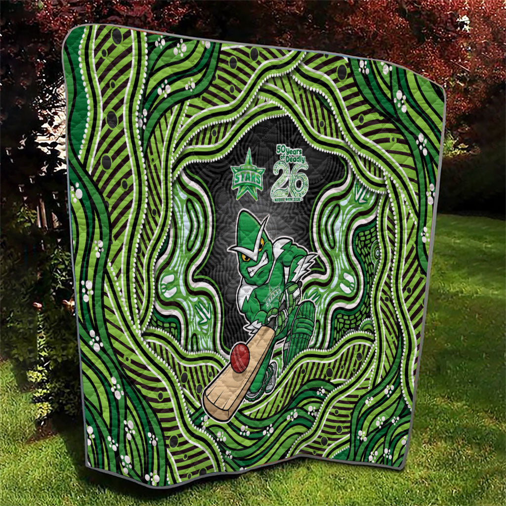 Melbourne Stars NAIDOC Week 2026 Quilt Aboriginal Indigenous - 50 Years of Deadly