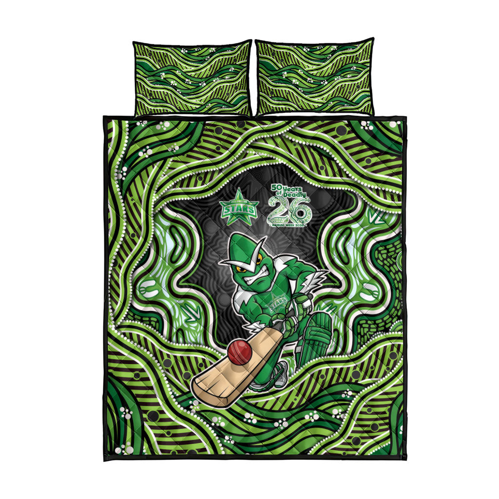 Melbourne Stars NAIDOC Week 2026 Quilt Bed Set Aboriginal Indigenous - 50 Years of Deadly