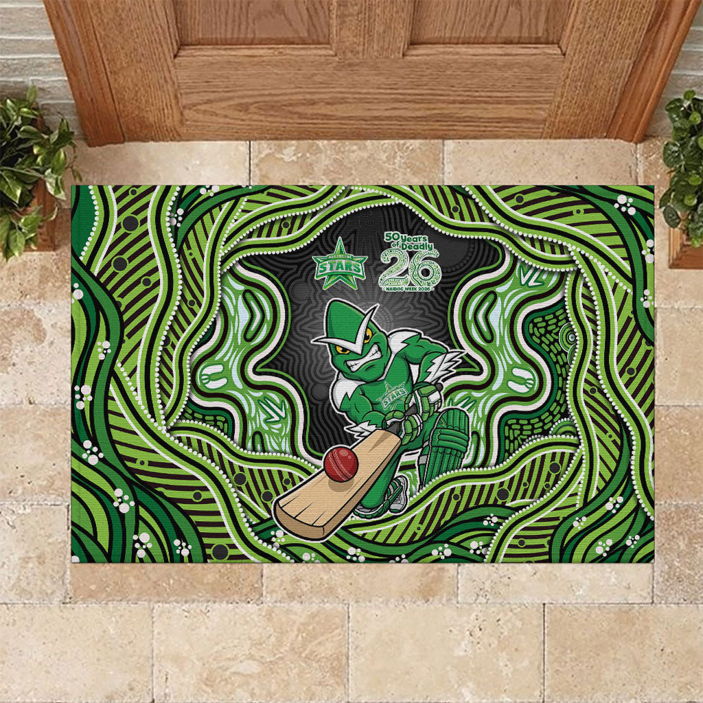 Melbourne Stars NAIDOC Week 2026 Rubber Doormat Aboriginal Indigenous - 50 Years of Deadly
