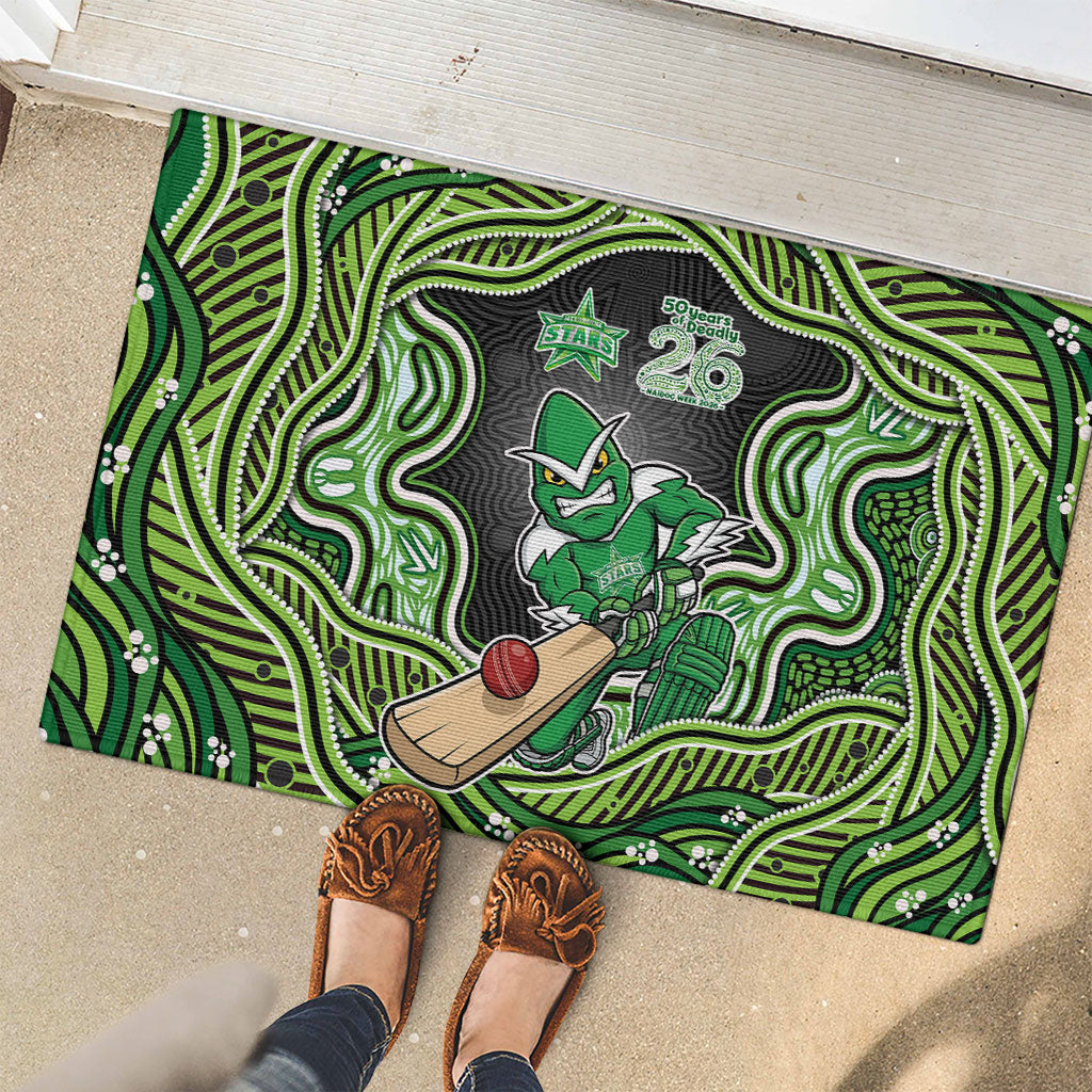 Melbourne Stars NAIDOC Week 2026 Rubber Doormat Aboriginal Indigenous - 50 Years of Deadly