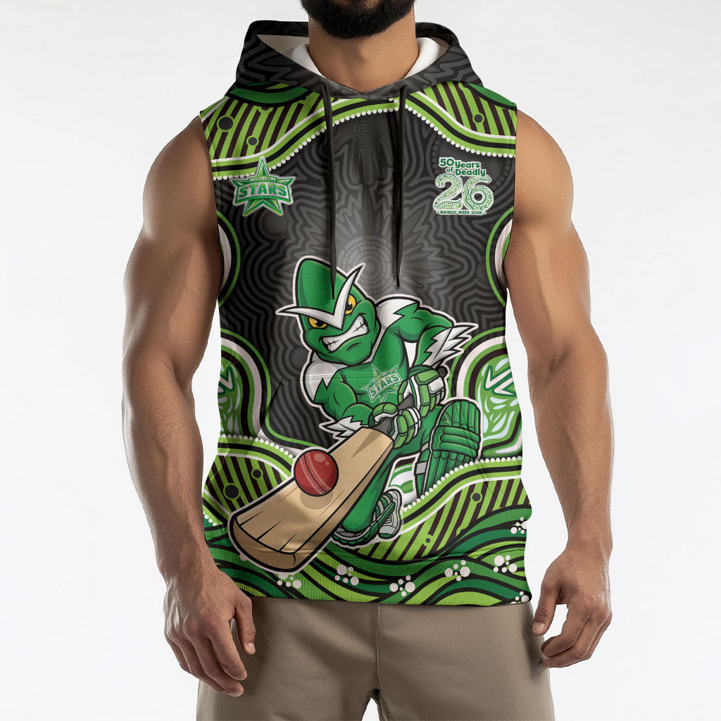 Melbourne Stars NAIDOC Week 2026 Sleeveless Hoodie Aboriginal Indigenous - 50 Years of Deadly