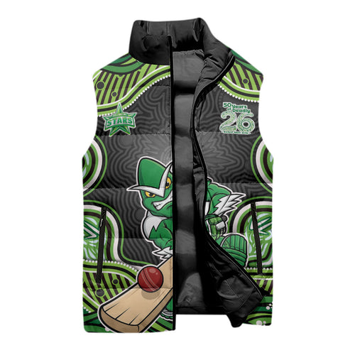 Melbourne Stars NAIDOC Week 2026 Sleeveless Puffer Jacket Aboriginal Indigenous - 50 Years of Deadly