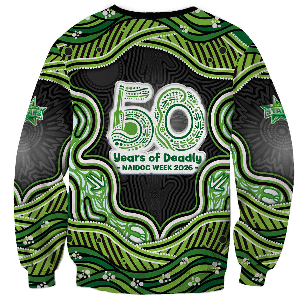 Melbourne Stars NAIDOC Week 2026 Sweatshirt Aboriginal Indigenous - 50 Years of Deadly