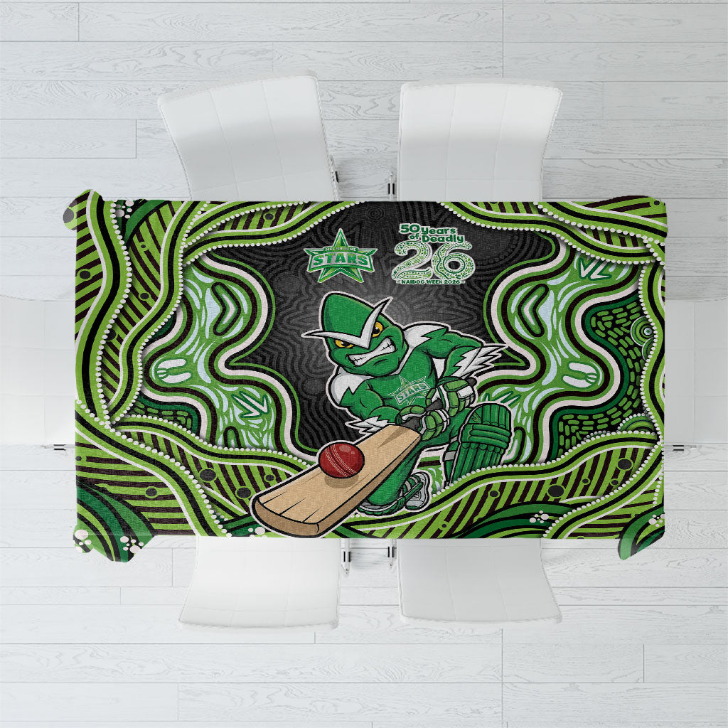 Melbourne Stars NAIDOC Week 2026 Tablecloth Aboriginal Indigenous - 50 Years of Deadly