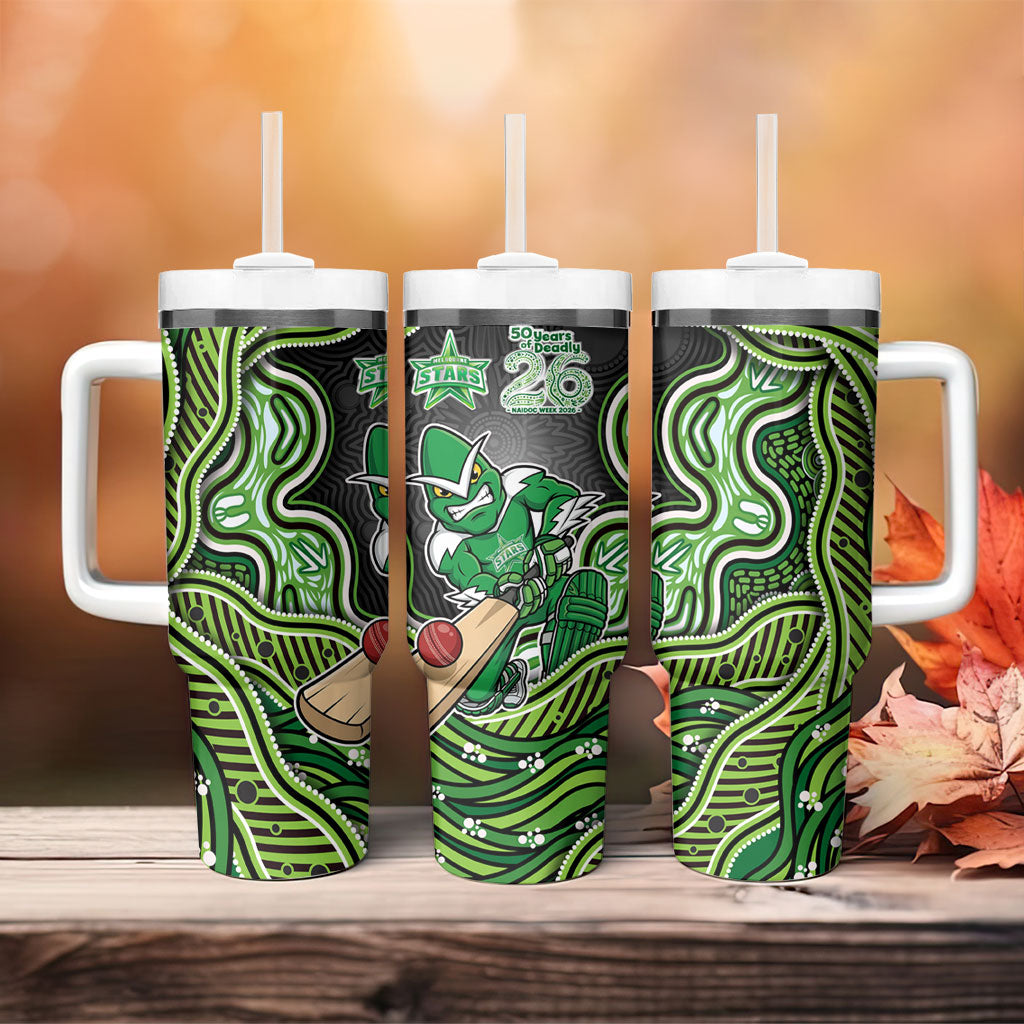 Melbourne Stars NAIDOC Week 2026 Tumbler With Handle Aboriginal Indigenous - 50 Years of Deadly