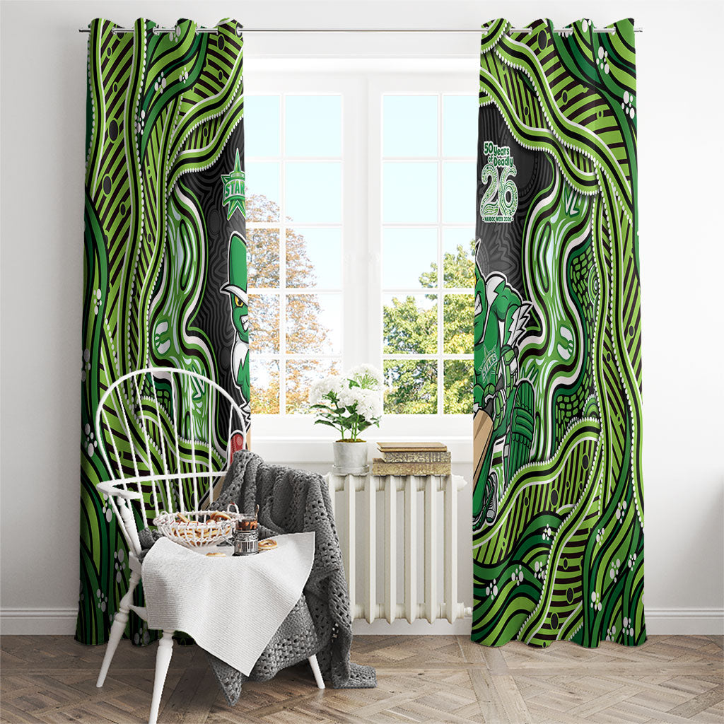 Melbourne Stars NAIDOC Week 2026 Window Curtain Aboriginal Indigenous - 50 Years of Deadly