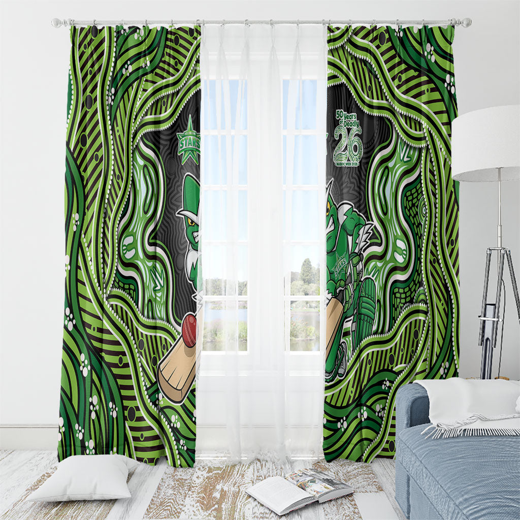 Melbourne Stars NAIDOC Week 2026 Window Curtain Aboriginal Indigenous - 50 Years of Deadly